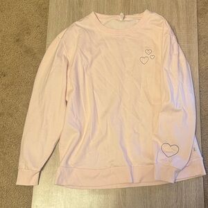 Pink Heart Sweatshirt